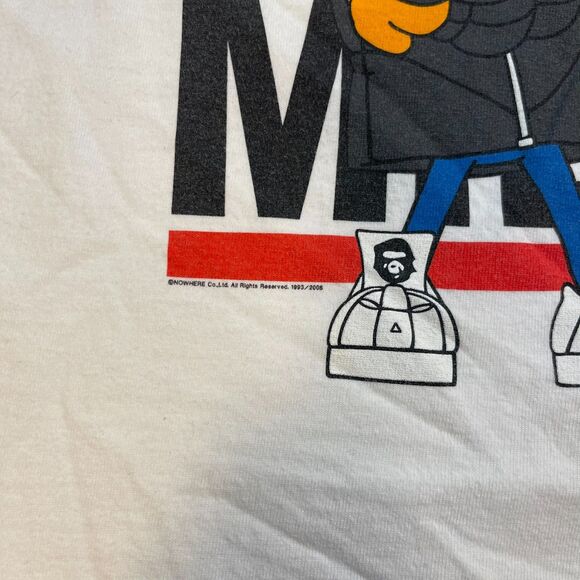 A BATHING APE BAPE Baby Milo RUN DMC LTD EDT T SHIRT Sz Mens L - Picture 5 of 9